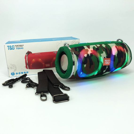 Активные колонки для дома TG642, Колонка с rgb светомузыкой, Маленькая колонка с подсветкой ES-85 | Зображення 8