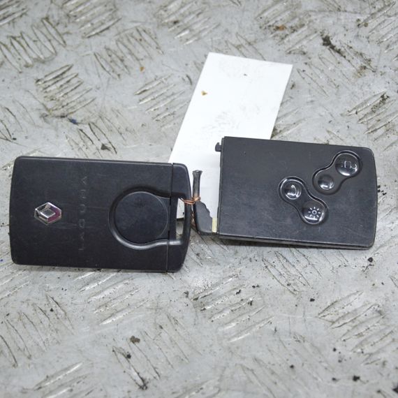 Замок запалювання в зборі з ключ картою Renault Laguna III 2007-2015 Зчитувач ключ карти Рено 285900001R | Зображення 7