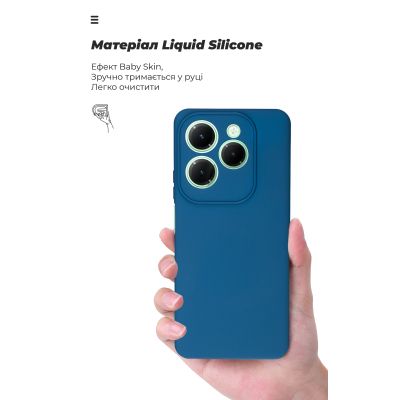 Чехол для мобильного телефона Armorstandart ICON Infinix Hot 40 Camera cover Dark Blue (ARM79056) | Зображення 6