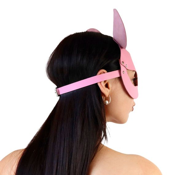 Шкіряна маска мишки Art of Sex - Mouse Mask, колір Рожевий | Зображення 1