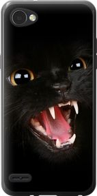 Чехол на LG Q6 Чёрная кошка "932u-1094-17620"