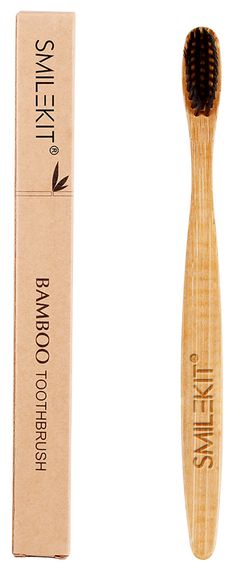 Бамбукова зубна щітка SmileKit bamboo