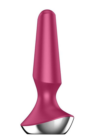 Анальна пробка з функцією керування зі смартфона Satisfyer Vibrator ilicious 2, бордовий Sex Aura | Зображення 3