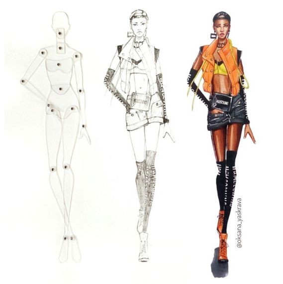 Шаблон жіноча фігура Lekala Fashion Doll (5987) | Зображення 7