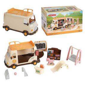 Игровой набор Школьный автобус С01Бежевый