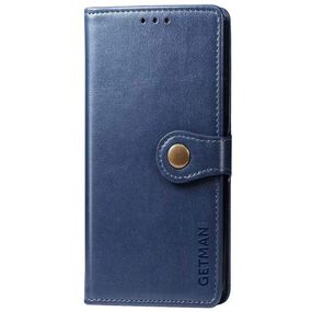 Кожаный чехол-книжка GETMAN Gallant (PU) для Xiaomi Redmi 10C Синий