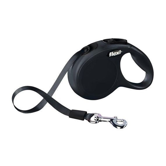 Рулетка Flexi New Classic XS, стрічка 3 м, чорний
