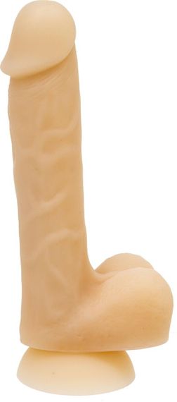 Фаллоимитатор с памятью формы, на присоске ADDICTION — DAVID 8″ Silicone Dong, вибропуля в подарок Sex Aura | Зображення 1