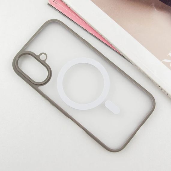 TPU+PC чохол Blueo Skin Friendly Frosted with MagSafe для Apple iPhone 16 (6.1") | Зображення 1
