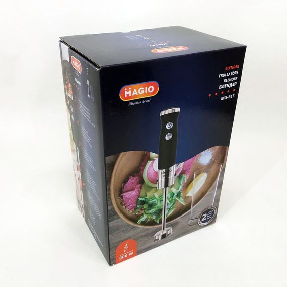 Блендер для кухні подрібнювач з чашею MAGIO, Блендер для дитячого пюре Потужний QL-39 | Зображення 9