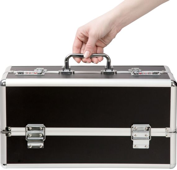 Большой кейс для хранения секс-игрушек BMS Factory Large Lokable Vibrator Case Black, кодовый замок | Зображення 3
