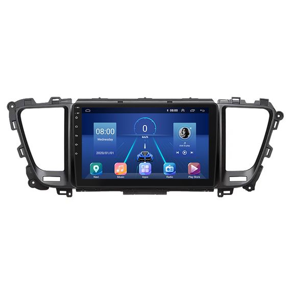 Штатна магнітола Lesko для Kia Sedona III 2014-2021 екран 9" 6/128Gb 4G Wi-Fi GPS Top Киа