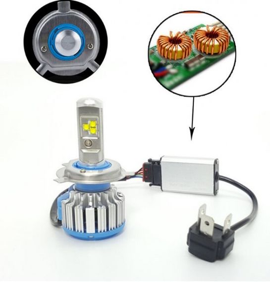 Автолампи XPRO T1 H4 LED надяскраві світлодіодні 6000К 50W 2 шт (MER-11144) | Зображення 3