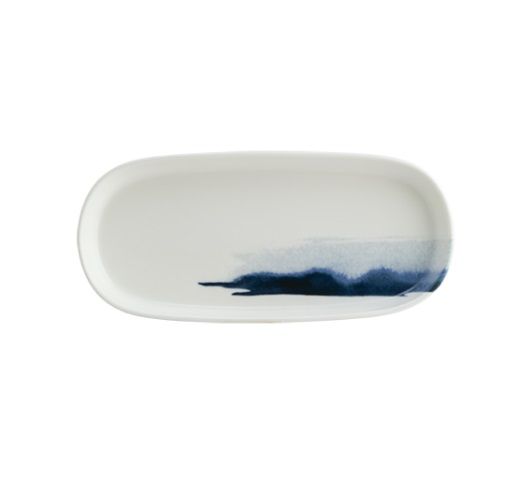 Тарілка десертна овальна Bonna Blue Wave BLWHYG21OV 21 см