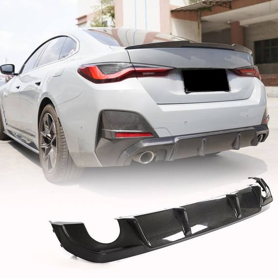 Задний диффузор V1 для G26 M-Sport, Карбон для BMW 4 серия G22/23/26 2020- гг