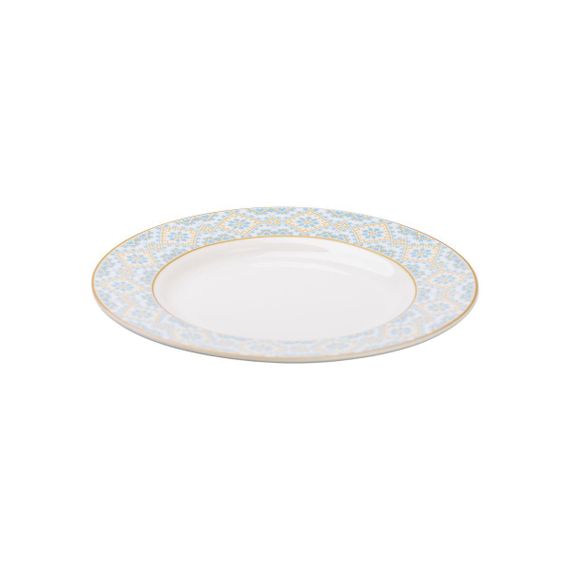 Тарелка десертная фарфоровая 19 см с орнаментом HP-7-740 | Зображення 2