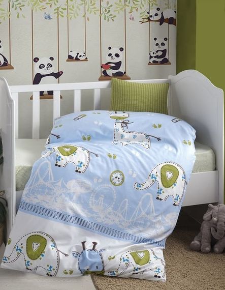 Комплект постільної білизни Belizza  83475 Туреччина Для ліжечка  Бавовна