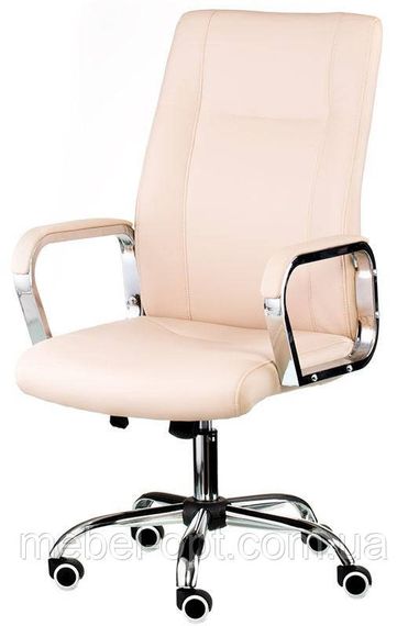 Офісне крісло Marble bеigе репліка дизайнерського крісла Eames Style HB Ribbed | Зображення 1