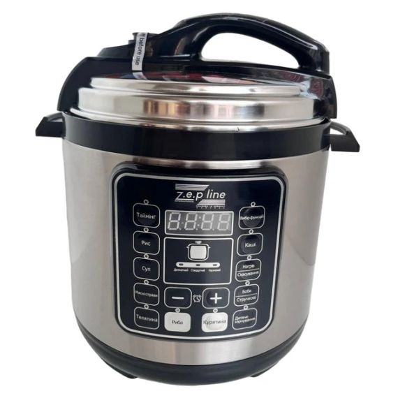 Мультиварка — скороварка Zepline ZP-121 3000W 17 програм об'єм 7 л | Зображення 1