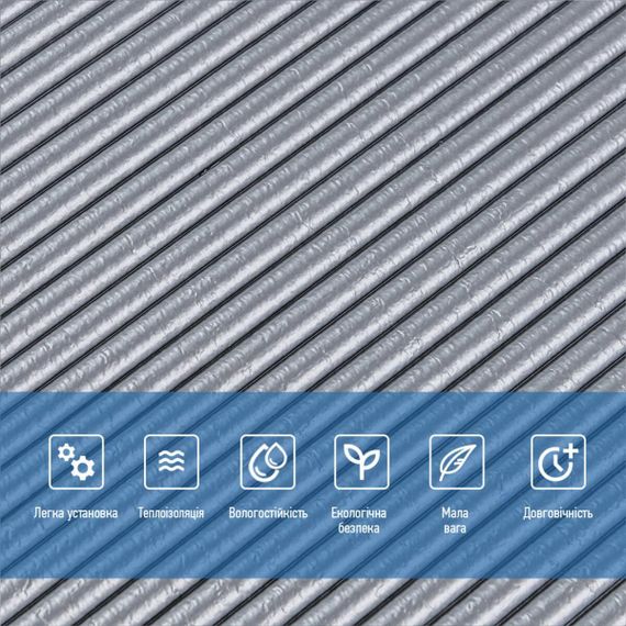 Панель 3D Silver 700*700*4mm (D) SW-00001952 | Зображення 3