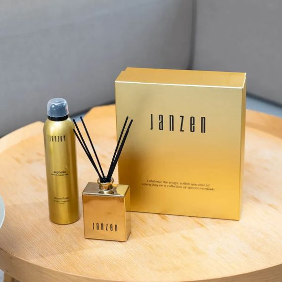 Подарочный набор JANZEN Home & Body Euphoria gift set (аромат для дома, пена для душа) | Зображення 1