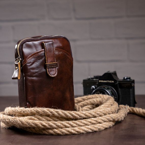 Сумка мужская Vintage 14728 Коричневый | Зображення 2