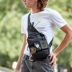 Сумка через плече з військової тканини, Нагрудна сумка розвантаження Тактична месседжер TV-99