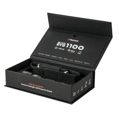 Фонарь Mactronic тактичний Black Eye 1100 (1100 Lm) Recharg Type-C (THH0048) | Зображення 4