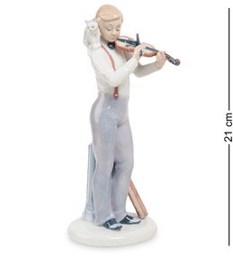 Порцелянова статуетка Violinist 21 см