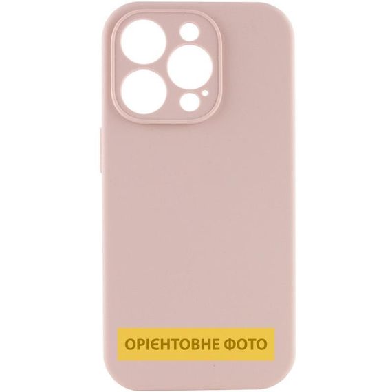Чохол Silicone Case Full Camera Protective (AA) NO LOGO для Apple iPhone 17 Air (6.5") Рожевий / Pink Sand