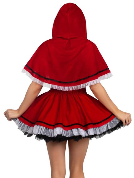 Костюм Красной Шапочки Leg Avenue Flirty Miss Red Top and Skirt S | Зображення 1