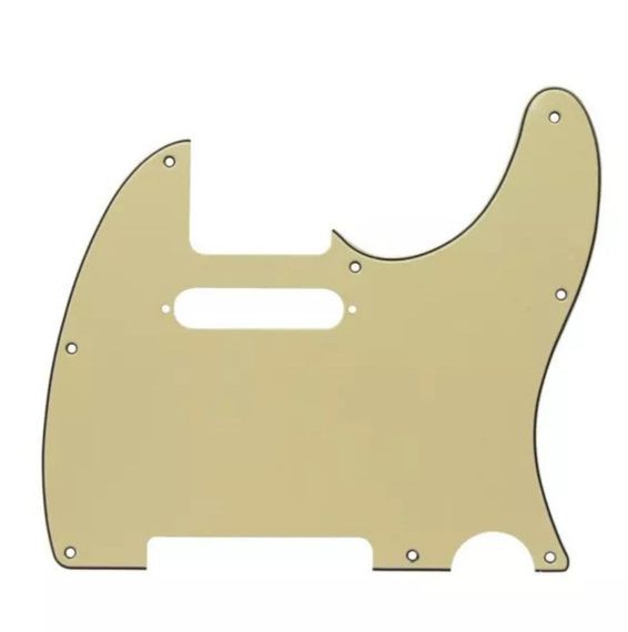 Пікгард для електрогітари Fender Telecaster TL China бежевий вінтажний