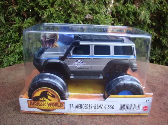 Матчбокс Джип Мерседес Бенц G550 Оригинал Matchbox Jurassic World Dominion '14 Mercedes-Benz G 550 | Зображення 6