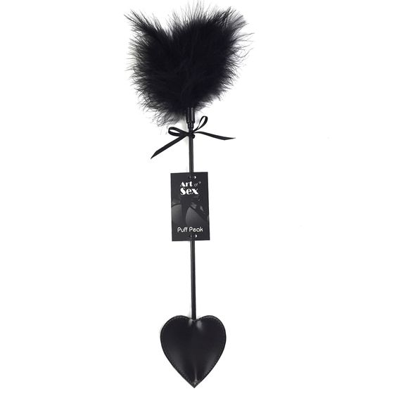 Лоскітка зі шлепалкою Піка Art of Sex - Puff Peak, колір Чорний | Зображення 1