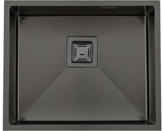 Мийка Quadro 53 Celldecor Nano Graphite + Змішувач FKM 3110 Black Steel 8213.401.0051 | Зображення 1