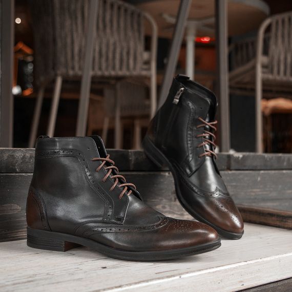 Високі коричневі черевики 41 43 45 розмір | Зображення 3