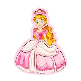 Дитячий пазл-вкладиш "Принцеса" Puz-22968, 8 елементів