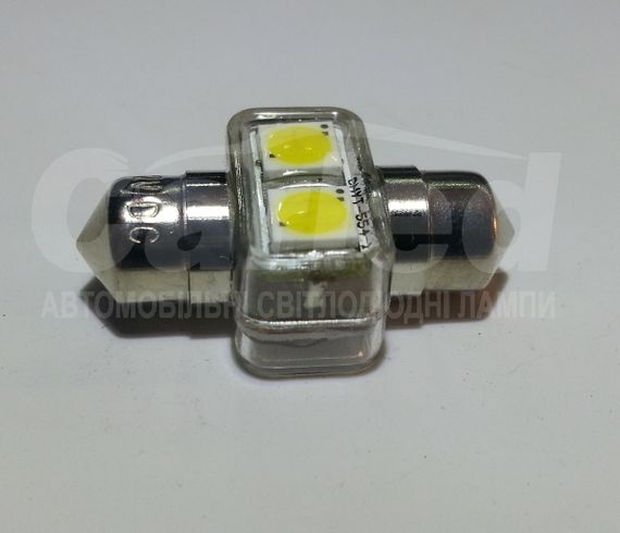 Светодиодная софитная автолампа FT10(C10W), 31mm, 2pcs 0.5W (80 Lm)
