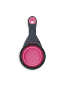 Мерный стакан для корма Dexas Collapsible KlipScoop складной на клипсе 240 мл фиолетовый
