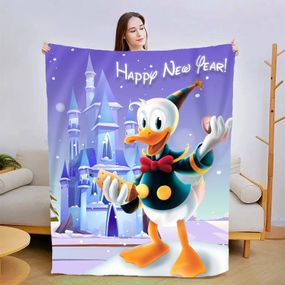 Плед 3D новорічний Новий рік з Дональдом Даком 13535 135х160 см