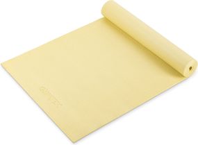 Коврик (мат) для фитнеса и йоги Gymtek Queenfit 0,5см желтый