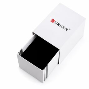 Коробочка для металевого браслета Curren White білого кольору для зберігання годинників