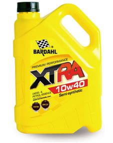 Моторна олива BARDAHL XTRA 10W40 A3/B4, SN/CF API, BMW Longlife-98, MB 229.1, VW 501.01/505.00 5л.