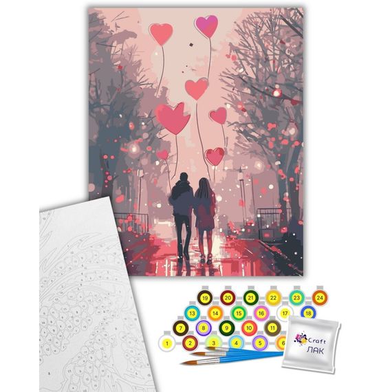 Картина по номерам "Романтическая прогулка" 10167-AC 40x50 см | Зображення 1