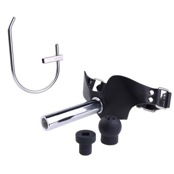 Набір для домінування LOCKINK SEVANDA Objectification Bathroom Set, маска та 4 насадки Sex Aura | Зображення 6