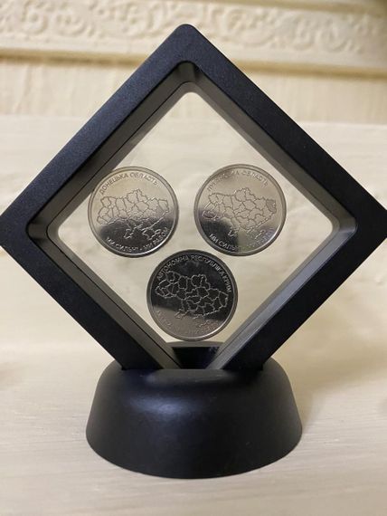 🔥 Коллекционный набор памятных монет НБУ «Мы сильные. Мы вместе» 🇺🇦  Комплект в стильной рамке | | Зображення 1