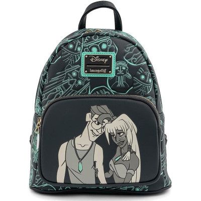 Рюкзак школьный Loungefly Disney - Atlantis 20th Anniversary Kida Milo Mini Backpack (WDBK1658)