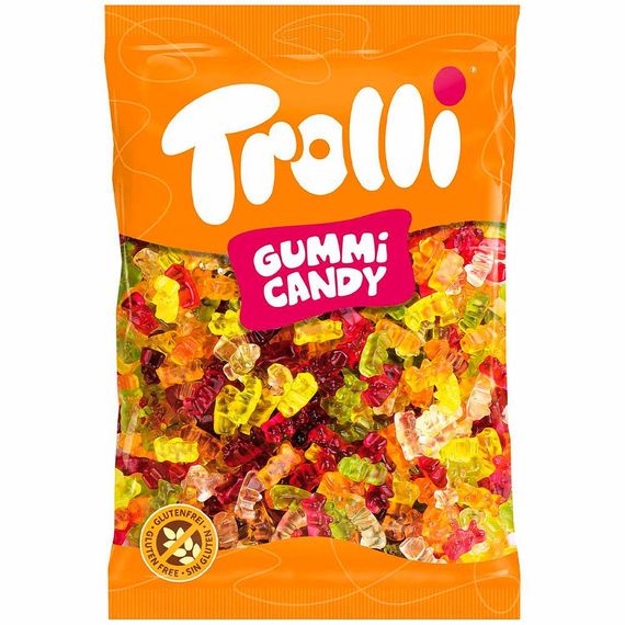 Конфеты желейные жевательные Trolli Candi Gummi (мишки), 1000г, Германия