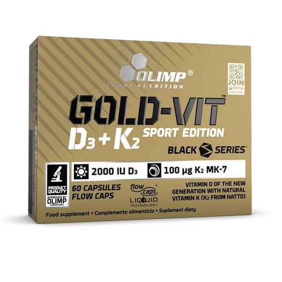 Омега для спорту Olimp Nutrition Gold Omega 3 D3 + K2 Sport Edition 60 Caps
