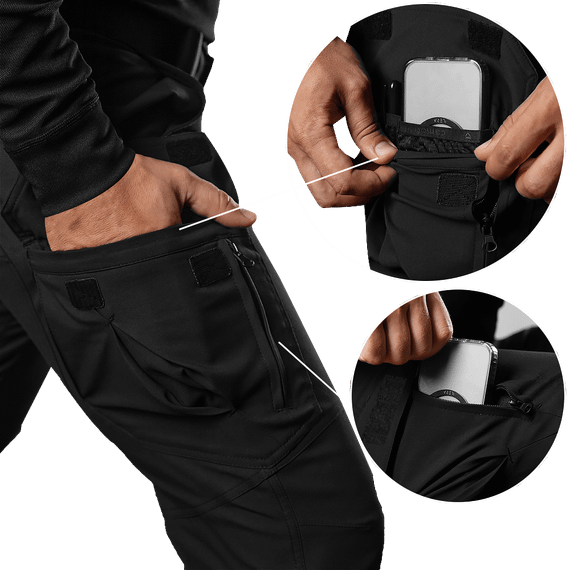 Штани Герць Police  Чорні (8294), XL | Зображення 3